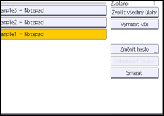 Ilustrace displeje ovládacího panelu