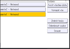 Ilustrace displeje ovládacího panelu