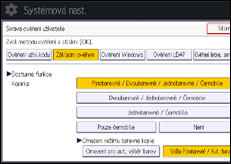 Ilustrace displeje ovládacího panelu