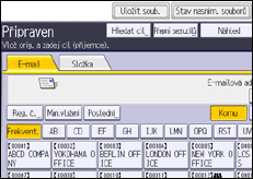 Ilustrace displeje ovládacího panelu