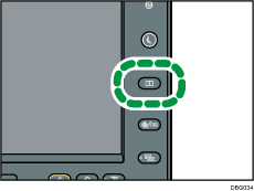Illustration af tasten Login/Logout