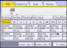 Εικόνα οθόνης πίνακα χειρισμού