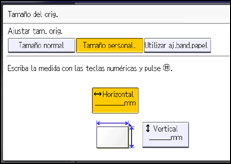 Ilustración de la pantalla panel de mandos