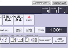 Ilustración de la pantalla panel de mandos