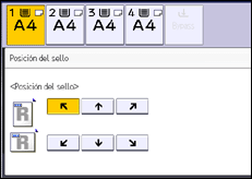 Ilustración de la pantalla panel de mandos
