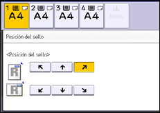 Ilustración de la pantalla panel de mandos