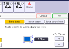 Ilustración de la pantalla panel de mandos