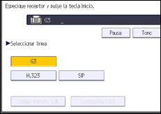 Ilustración de la pantalla panel de mandos