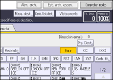 Ilustración de la pantalla panel de mandos