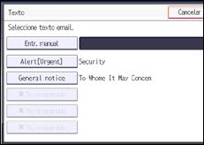 Ilustración de la pantalla panel de mandos