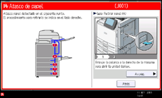 Ilustración de la pantalla panel de mandos