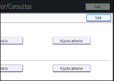 Ilustración de la pantalla panel de mandos