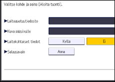 Laitteen näyttö