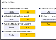 Laitteen näyttö