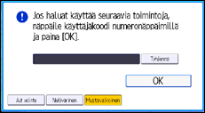 Käyttöpaneelin näyttö