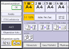 Käyttöpaneelin näyttö