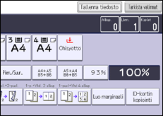 Käyttöpaneelin näyttö