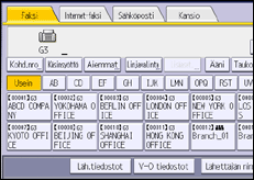 Käyttöpaneelin näyttö