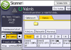 Käyttöpaneelin näyttö