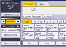 Käyttöpaneelin näyttö
