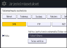 Käyttöpaneelin näyttö