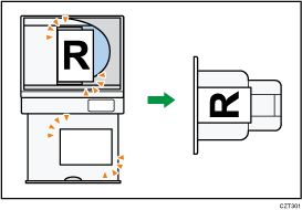 Illustration de copie avec rotation