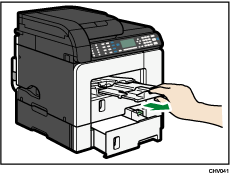 output ramp extension illustration