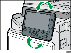 Control panel illustration