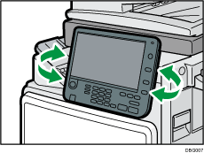 Control panel illustration