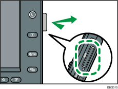 Media slot illustration