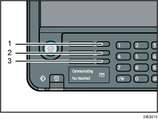 Function key illustration numbered callout illustration