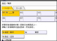 操作面板畫面說明圖