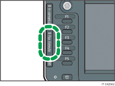 Illustrazione indicatore Fax ricevuto