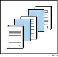 Illustrazione fogli divisori dei capitoli