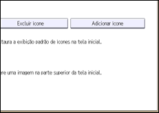 Ilustração da tela do painel de operação