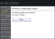 Il·lustració de pantalla del panell d'operacions