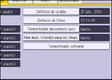 Il·lustració de pantalla del panell d'operacions