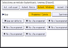 Il·lustració de pantalla del panell d'operacions
