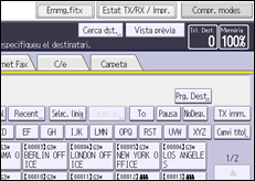 Il·lustració de pantalla del panell d'operacions