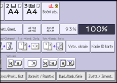 Ilustrace displeje ovládacího panelu