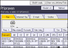 Ilustrace displeje ovládacího panelu
