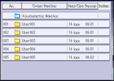 Εικόνα οθόνης πίνακα χειρισμού