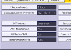 Käyttöpaneelin näyttö
