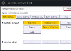 Käyttöpaneelin näyttö