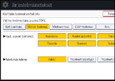 Käyttöpaneelin näyttö