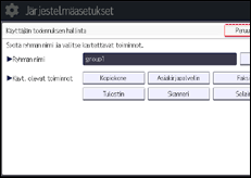 Käyttöpaneelin näyttö