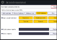 Käyttöpaneelin näyttö