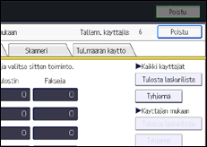 Käyttöpaneelin näyttö
