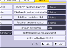 Käyttöpaneelin näyttö