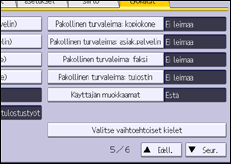 Käyttöpaneelin näyttö